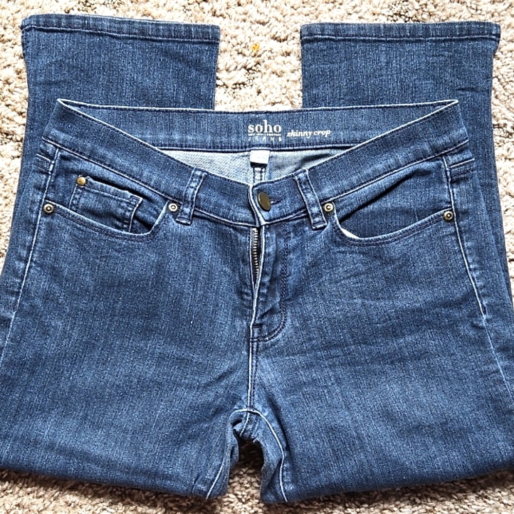 SOHO New York & Co. Skinny Crop Jeans Size 4-